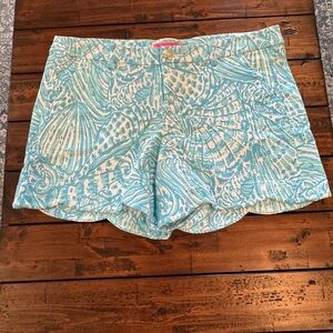 Lilly Pulitzer Palmita Stretch Shorts Size 14